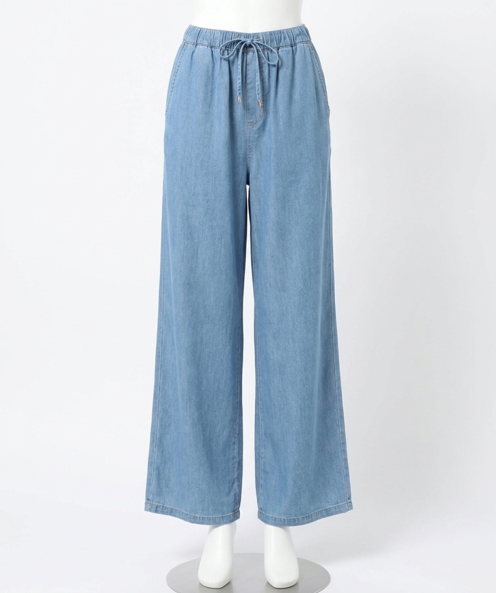 NEW ESQUALO tudi trousers in chambray